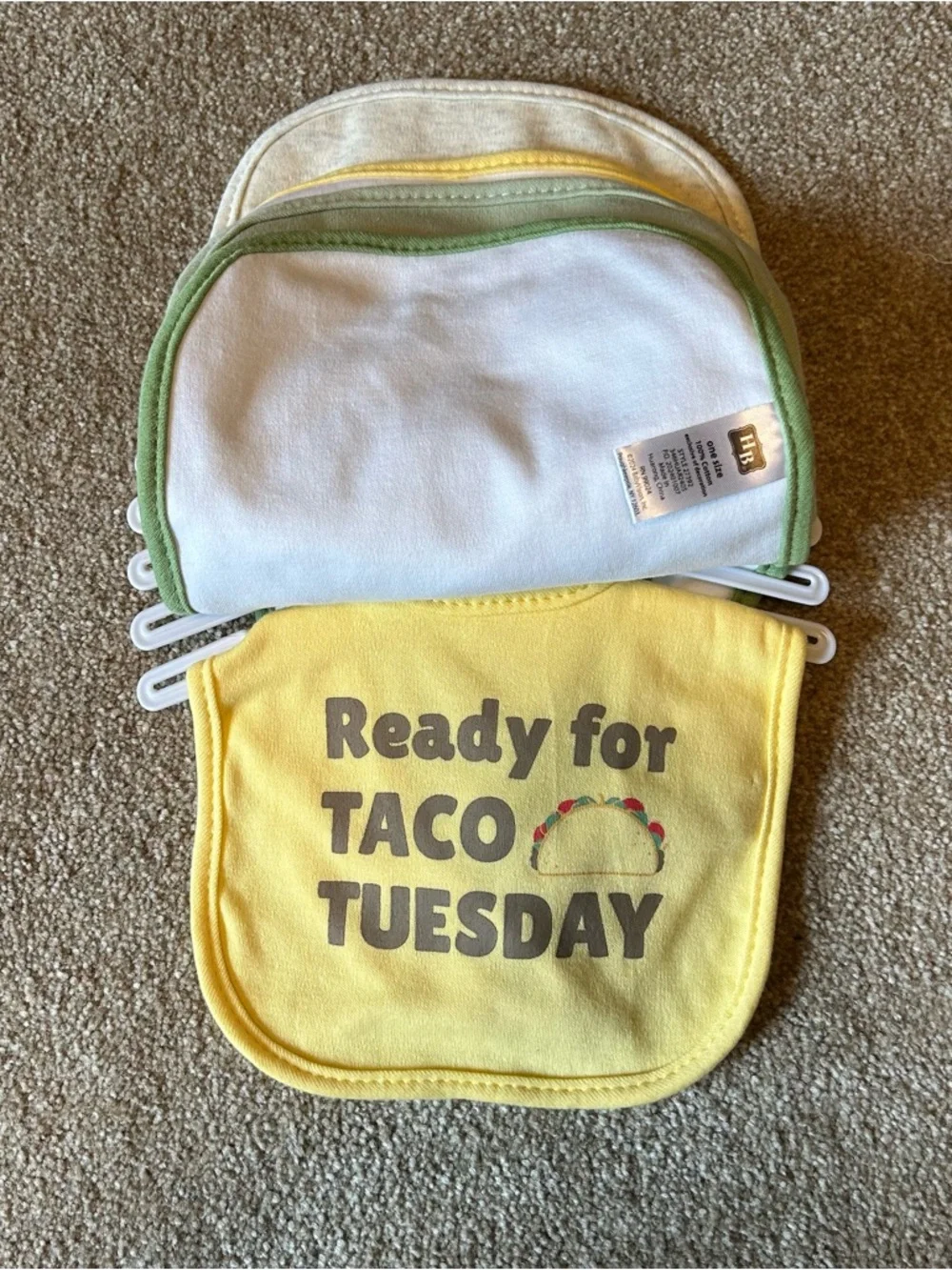 ‼️Hudson Baby Infant Boy Cotton Bibs Set‼️